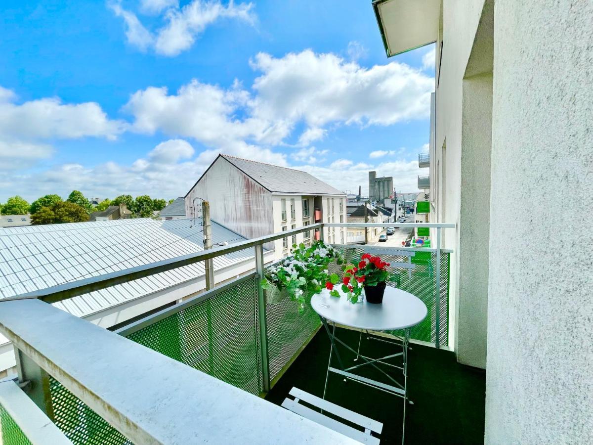 Saint Nazaire - White Lion - Centre Ville - Au Calme - Parking Privatif Aerien - Internet Haut Debit Fibre Exterior foto
